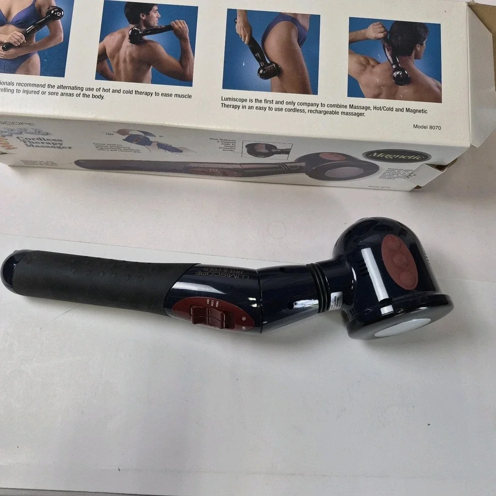 Lumiscope Massager Hot-cold Magnetic Therapy Rechargable Body Massager 8070